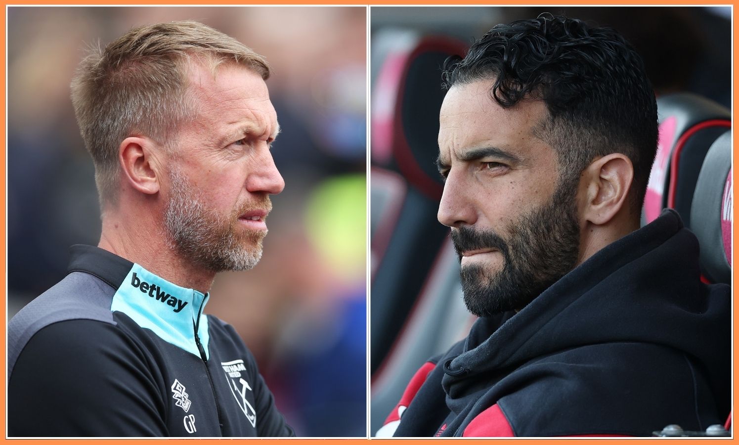 Graham Potter and Ruben Amorim