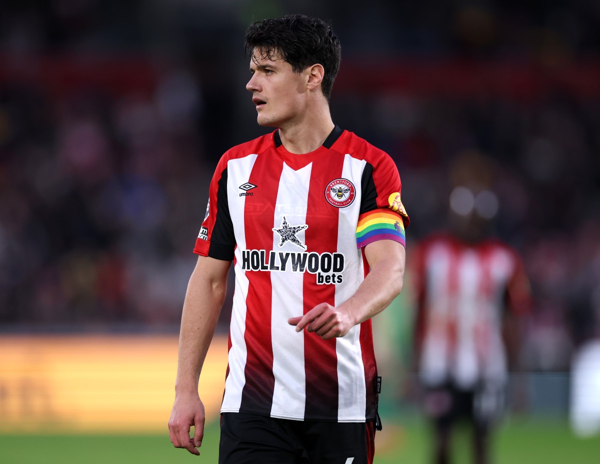 Christian Norgaard v akcii pre Brentford v minulej sezóne