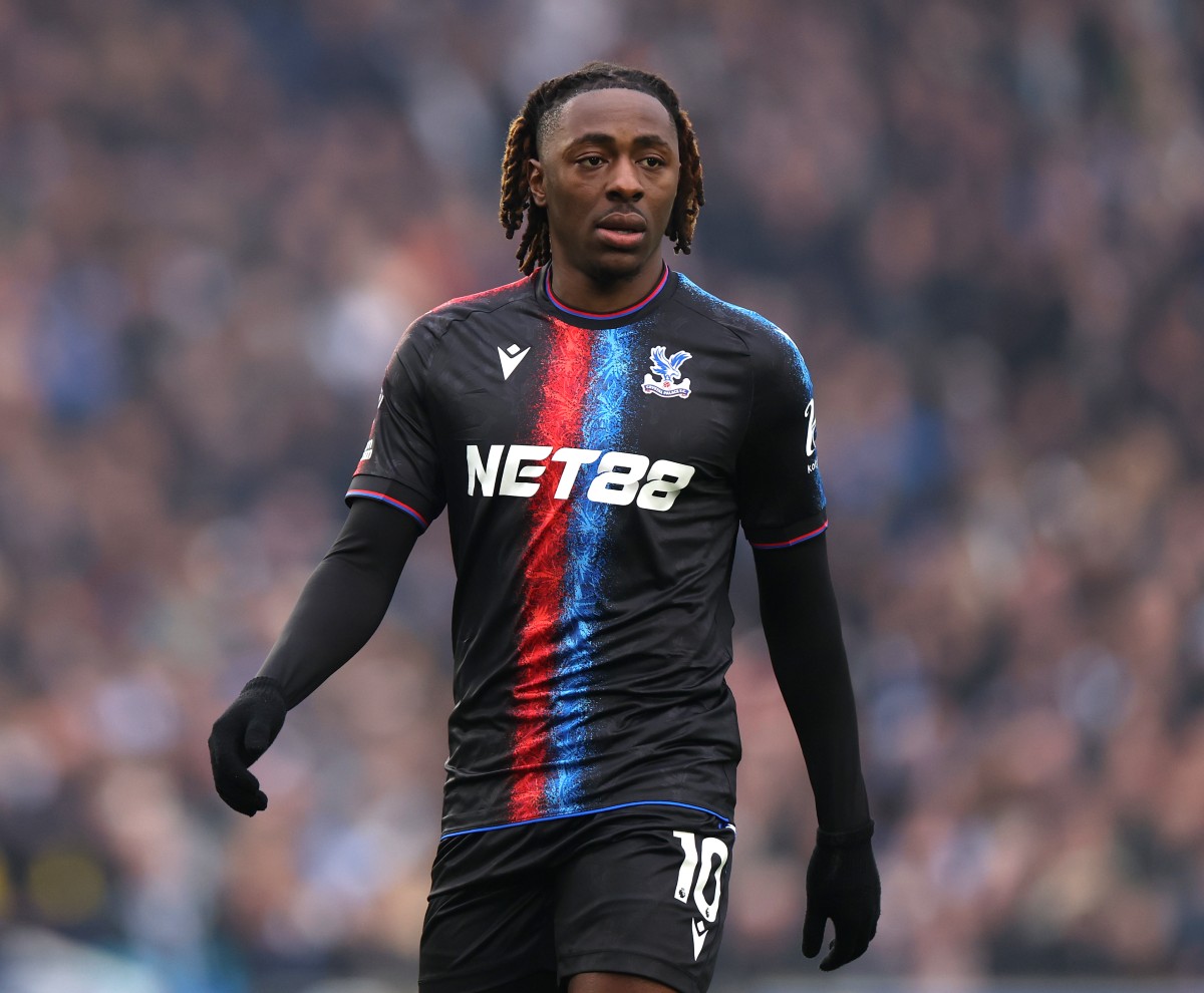 Eberechi Eze in action for Crystal Palace vs Brighton