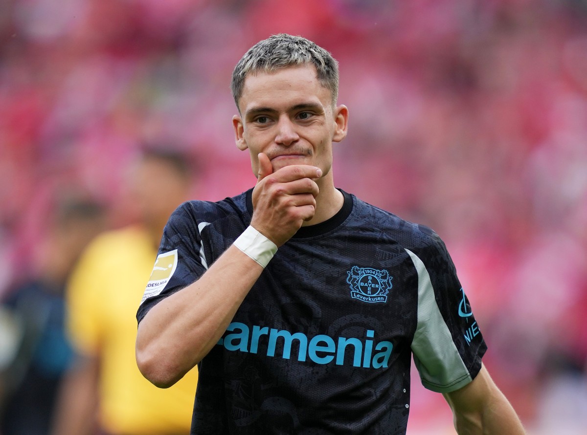 Florian Wirtz in action for Leverkusen