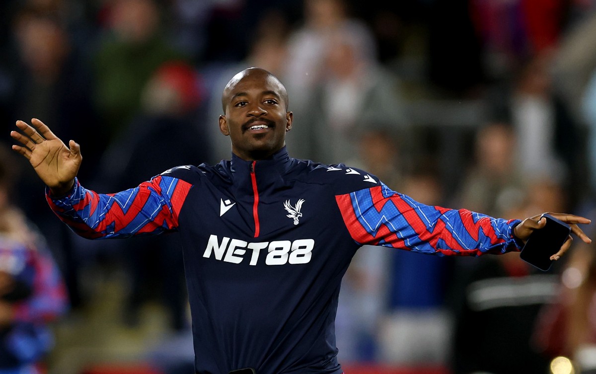 Jean-Philippe Mateta Crystal Palace is marked with supporters