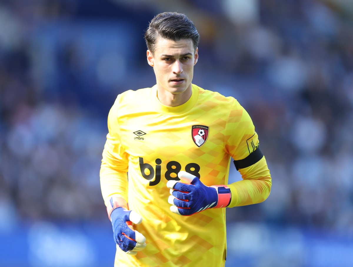 Kepa in action for Bournemouth