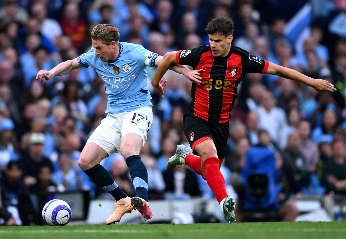 Kevin de Bruyne and Milos Keryz