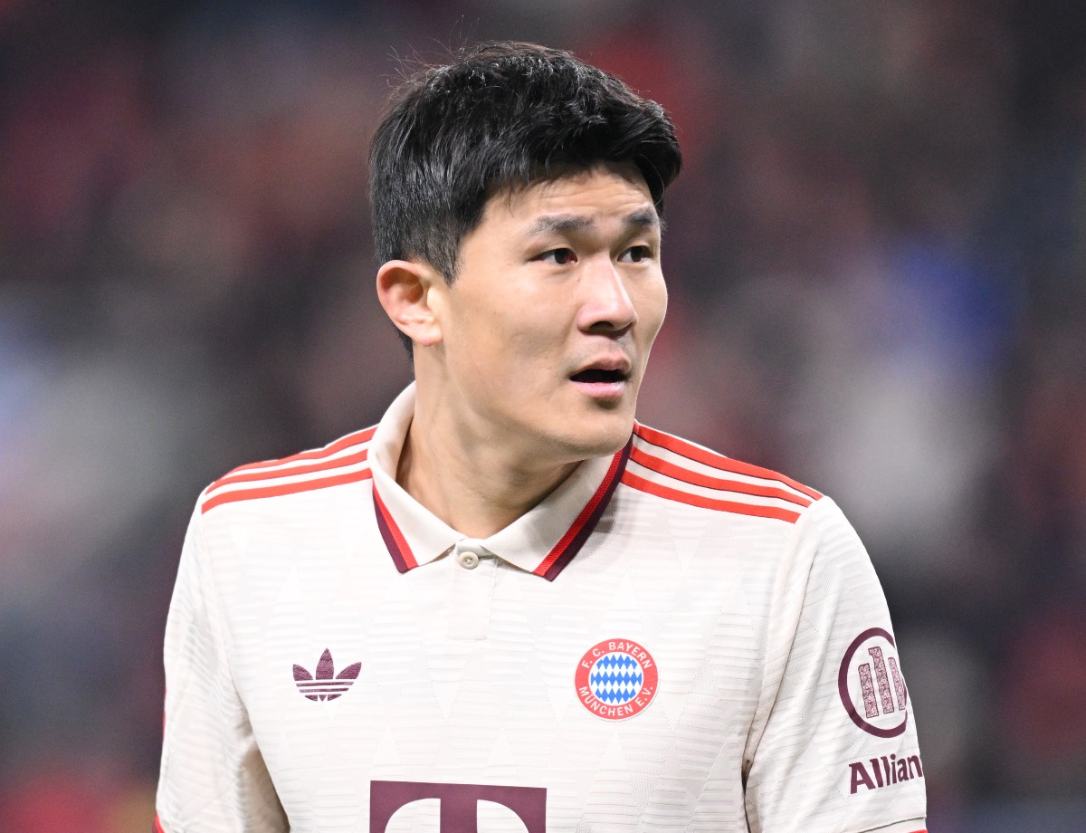 Kim Min-Jae is in action for Bayern Munich