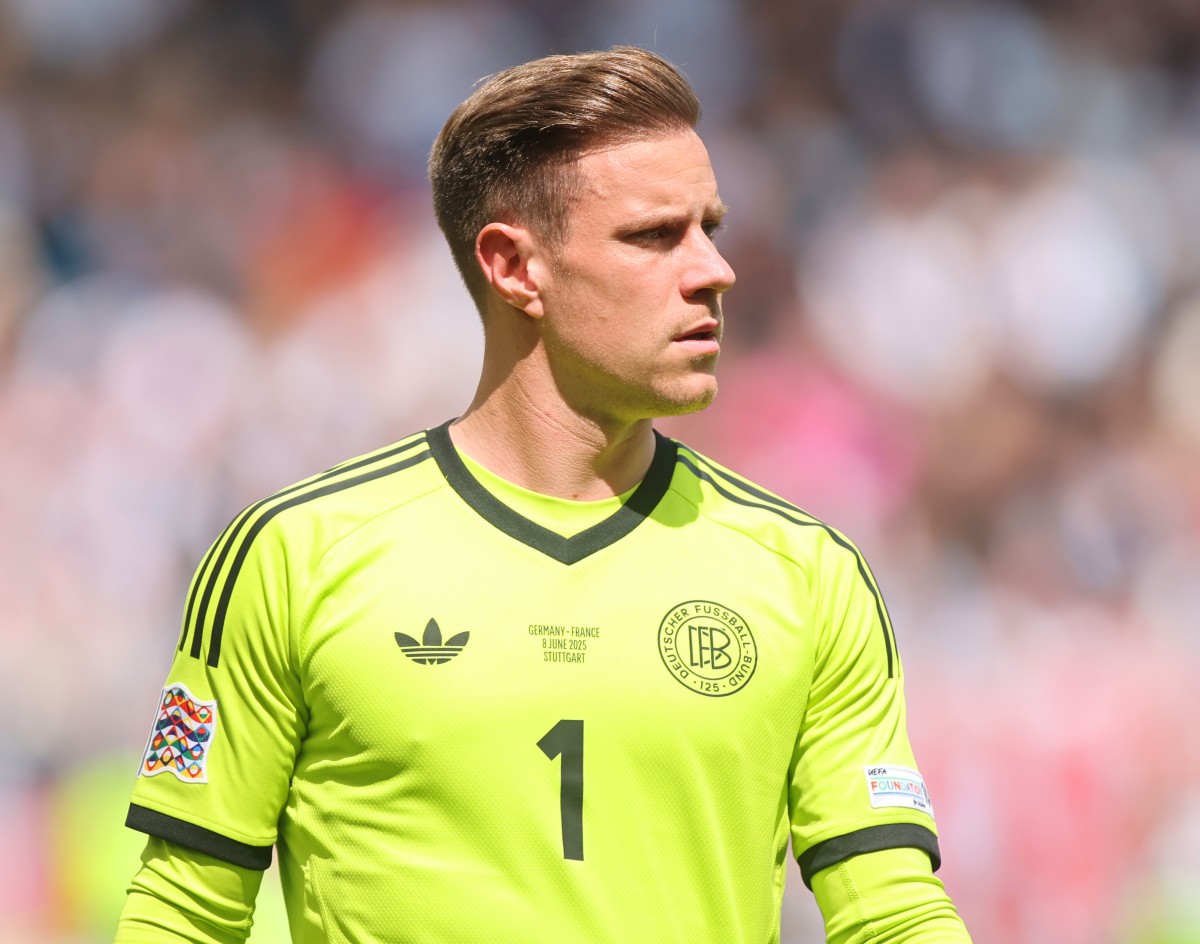 Marc-Andre ter Stegen in action for the German national team