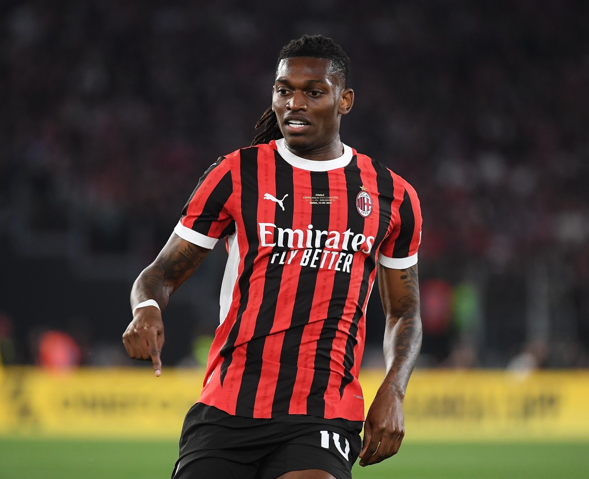Rafael Leao in action for AC Milan