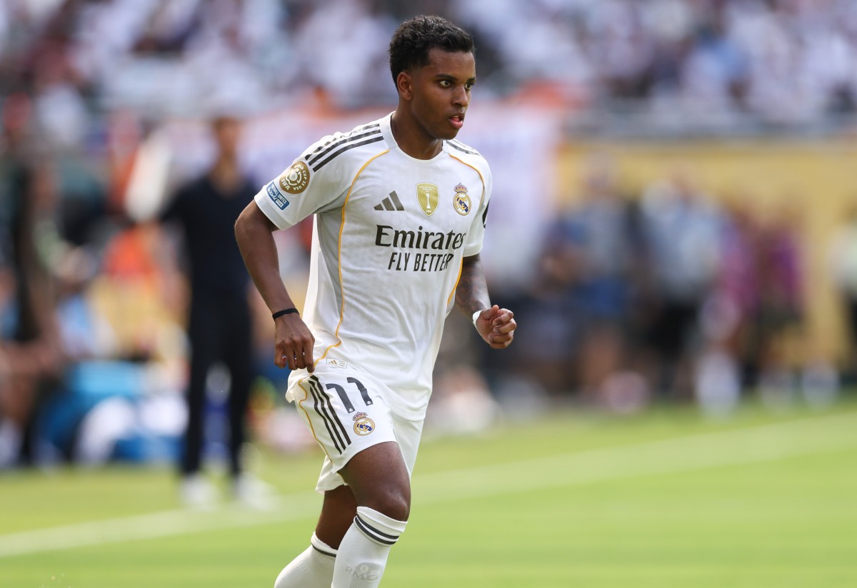 Rodrygo Goes in action for Real Madrid at the Club World Cup