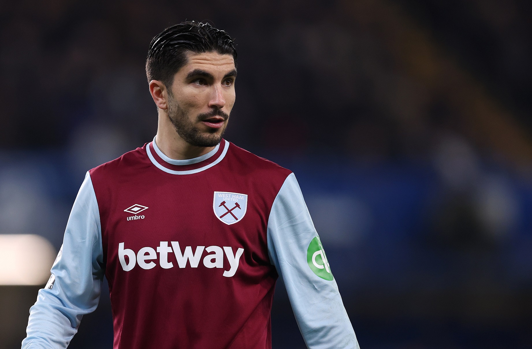 Carlos Soler in action for West Ham United 