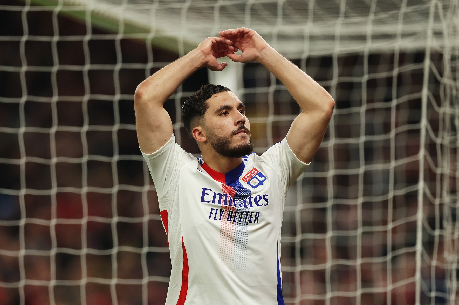 Rayan Cherki in action for Lyon