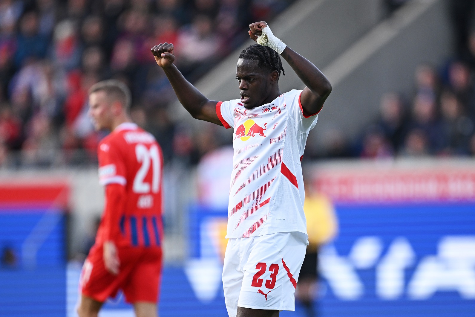 Castello Lukeba of RB Leipzig 