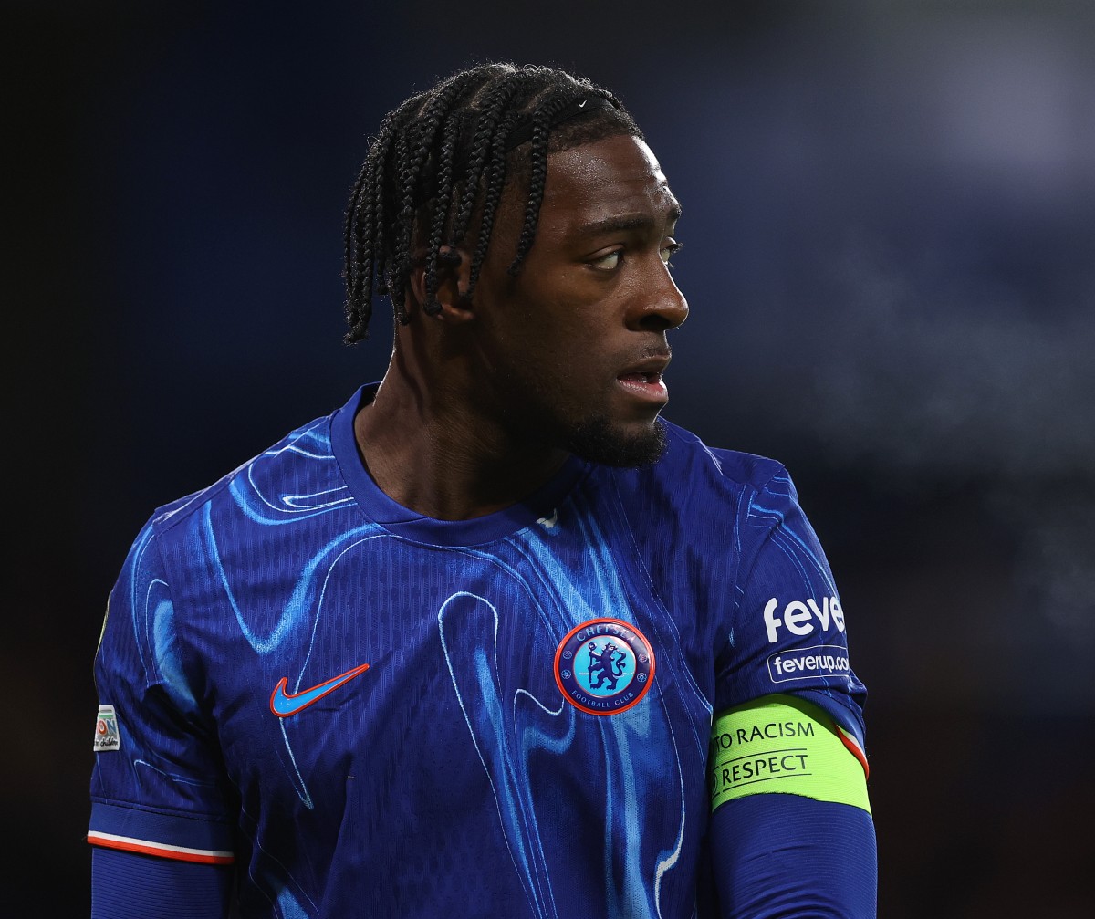 Axel Disasi in action for Chelsea