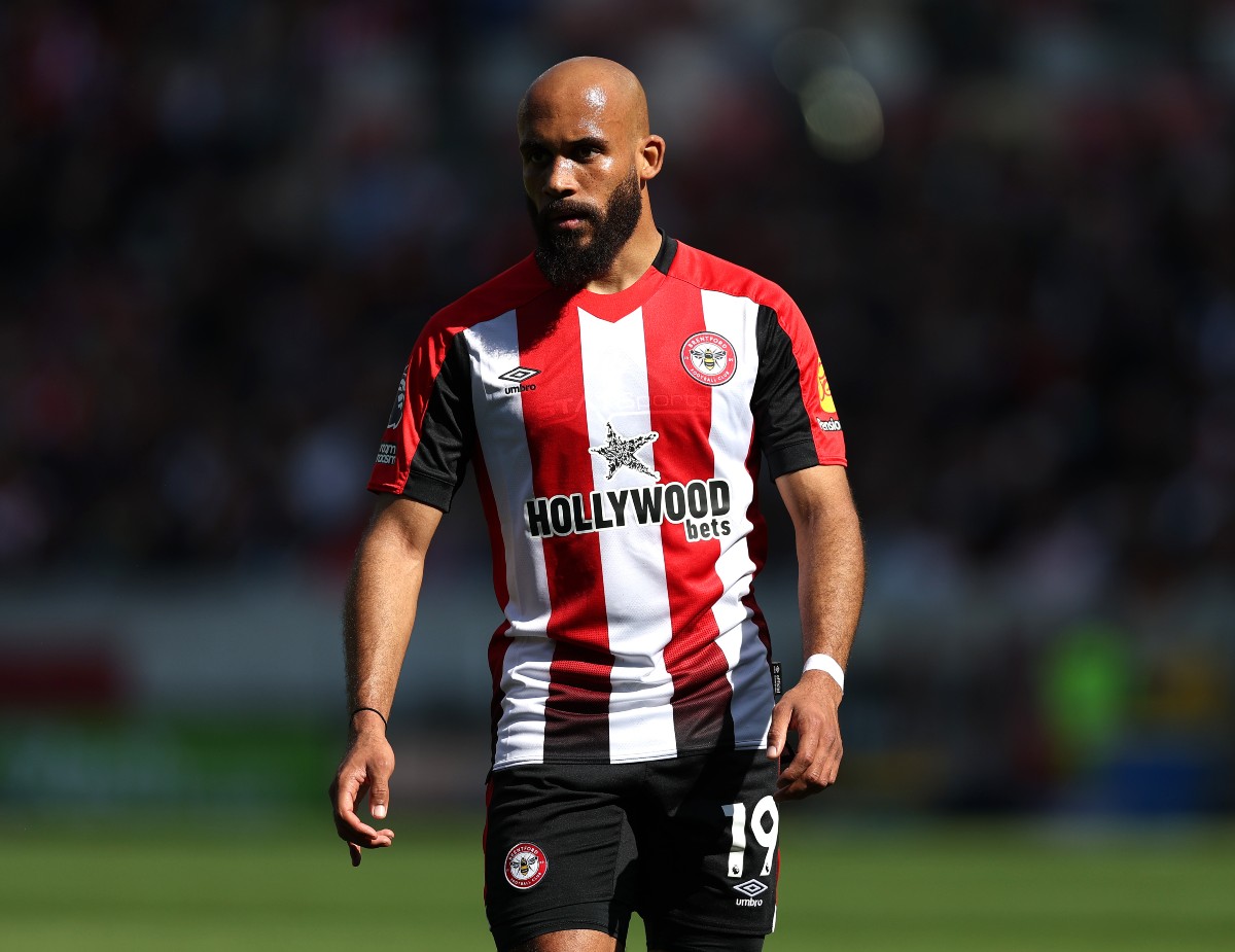 Bryan Mbeumo in action for Brentford
