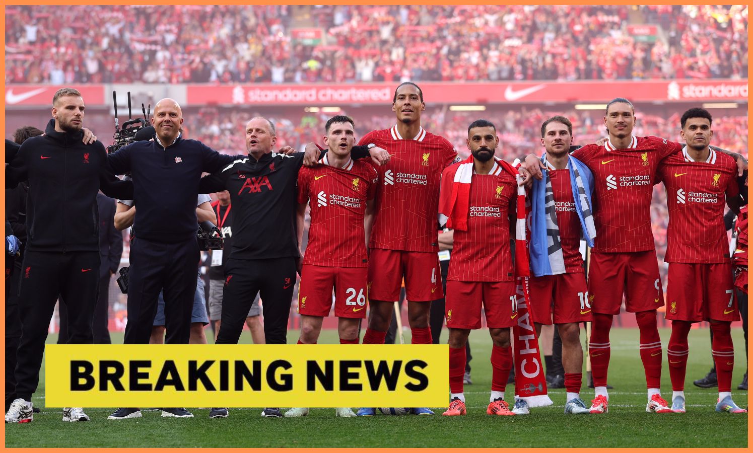 Liverpool players breaking news