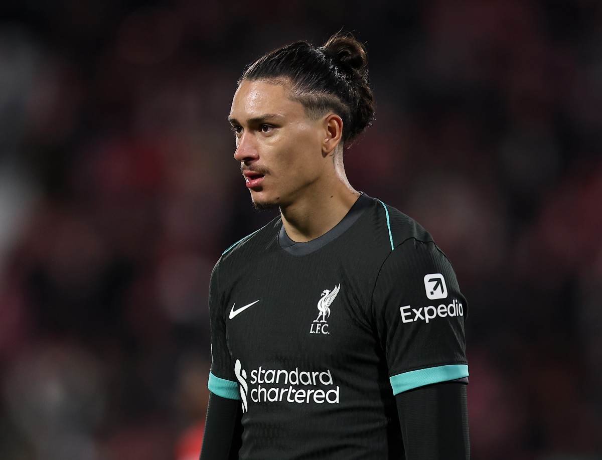 Darwin Nunez in action for Liverpool against Girona last season