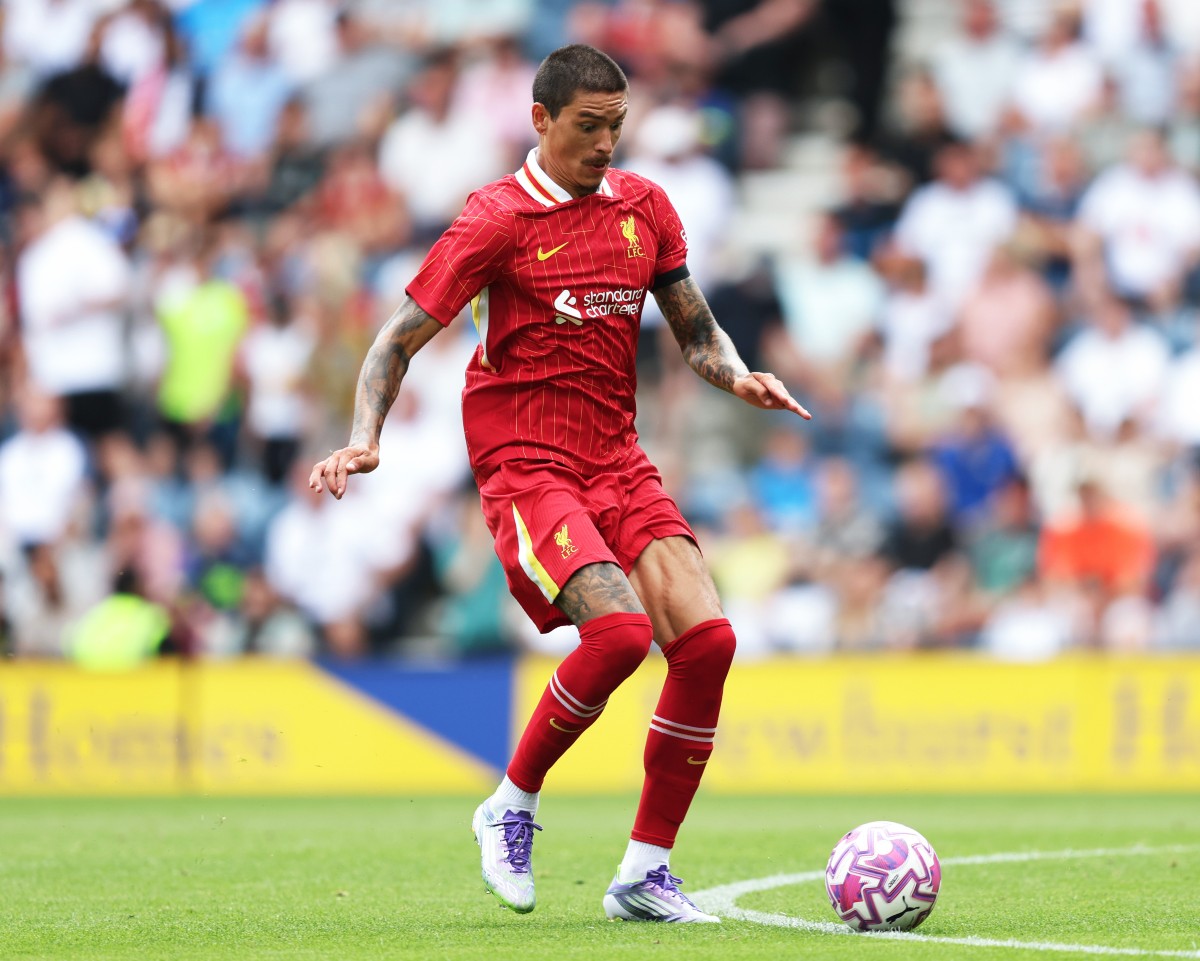 Darwin Nunez in action for Liverpool vs Preston