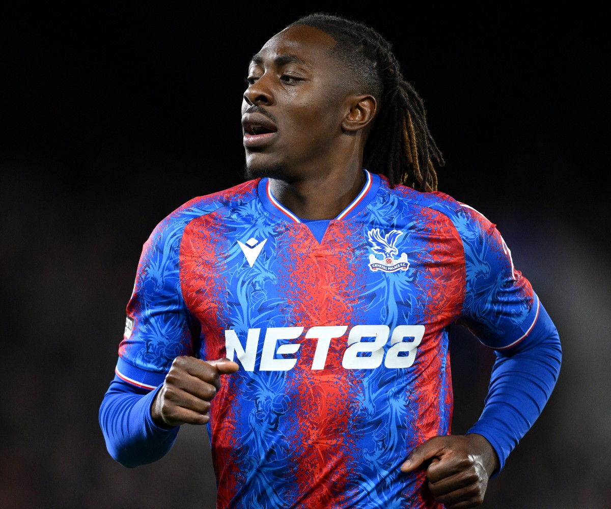 Eberechi Eze in action for Crystal Palace against Nottingham Forest