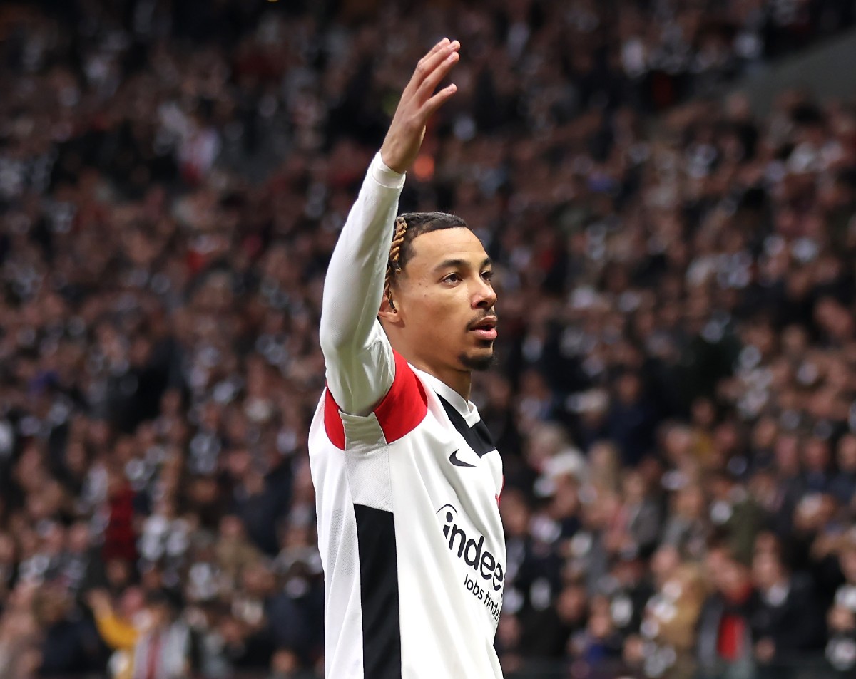 Hugo Ekitike records a goal for Eintracht Frankfurt