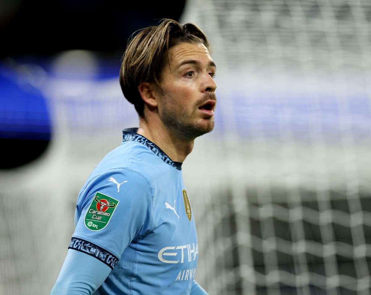 Jack Grealish in action for Manchester City
