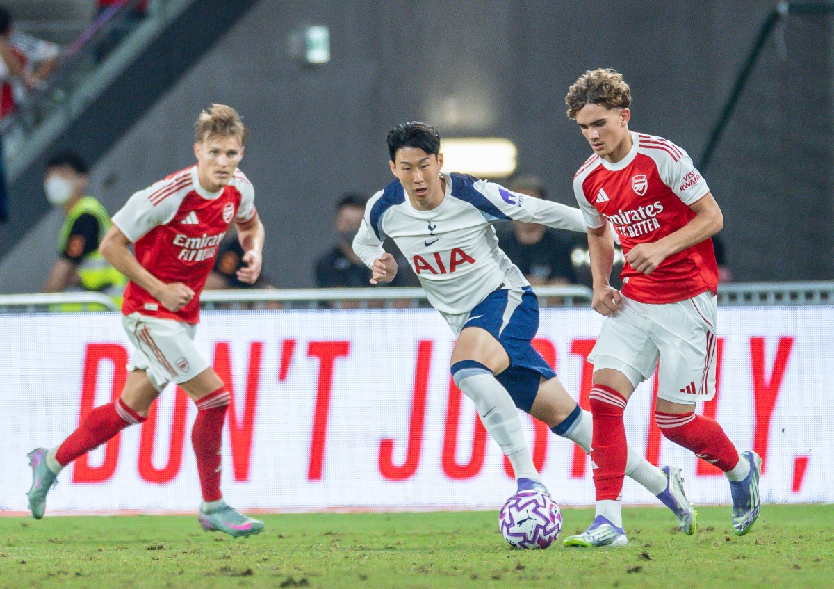 Arsenal player ratings as Viktor Gyokeres makes debut Martin Odegaard, Son Heung-min, and Max Dowman in action during a pre-season friendly between Arsenal and Tottenham