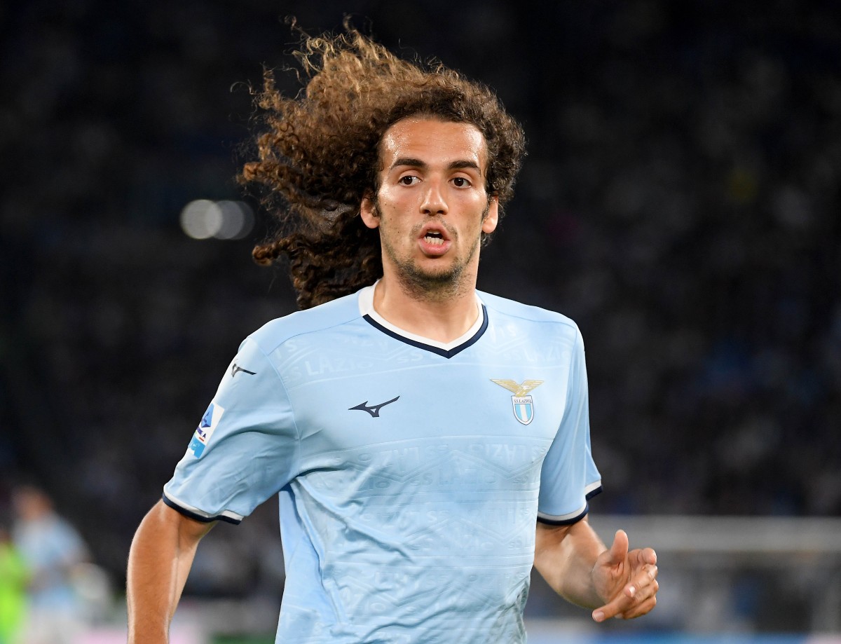 Matteo Guendouzi in action for Lazio