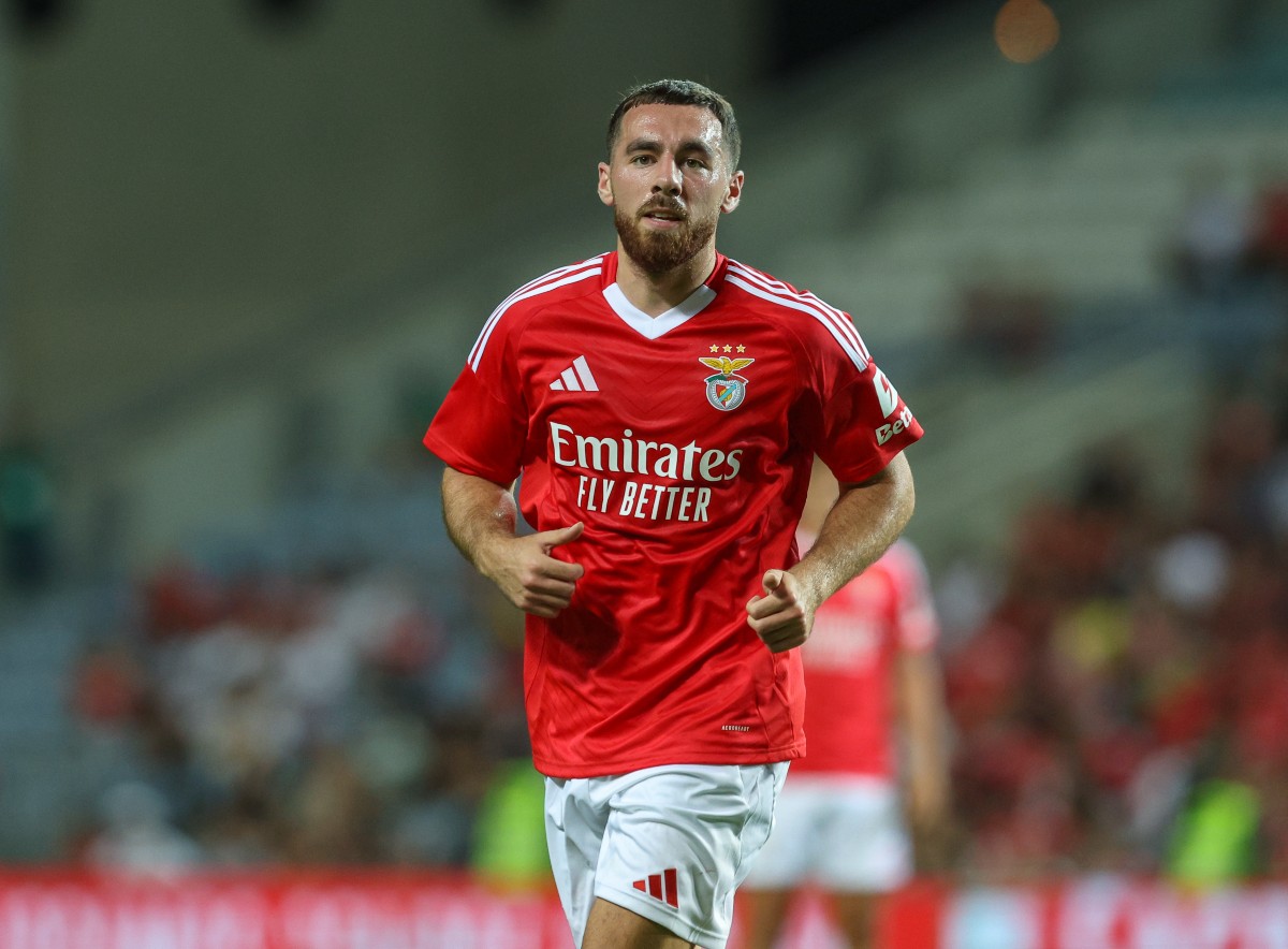 Orkun Kokcu in action for Benfica