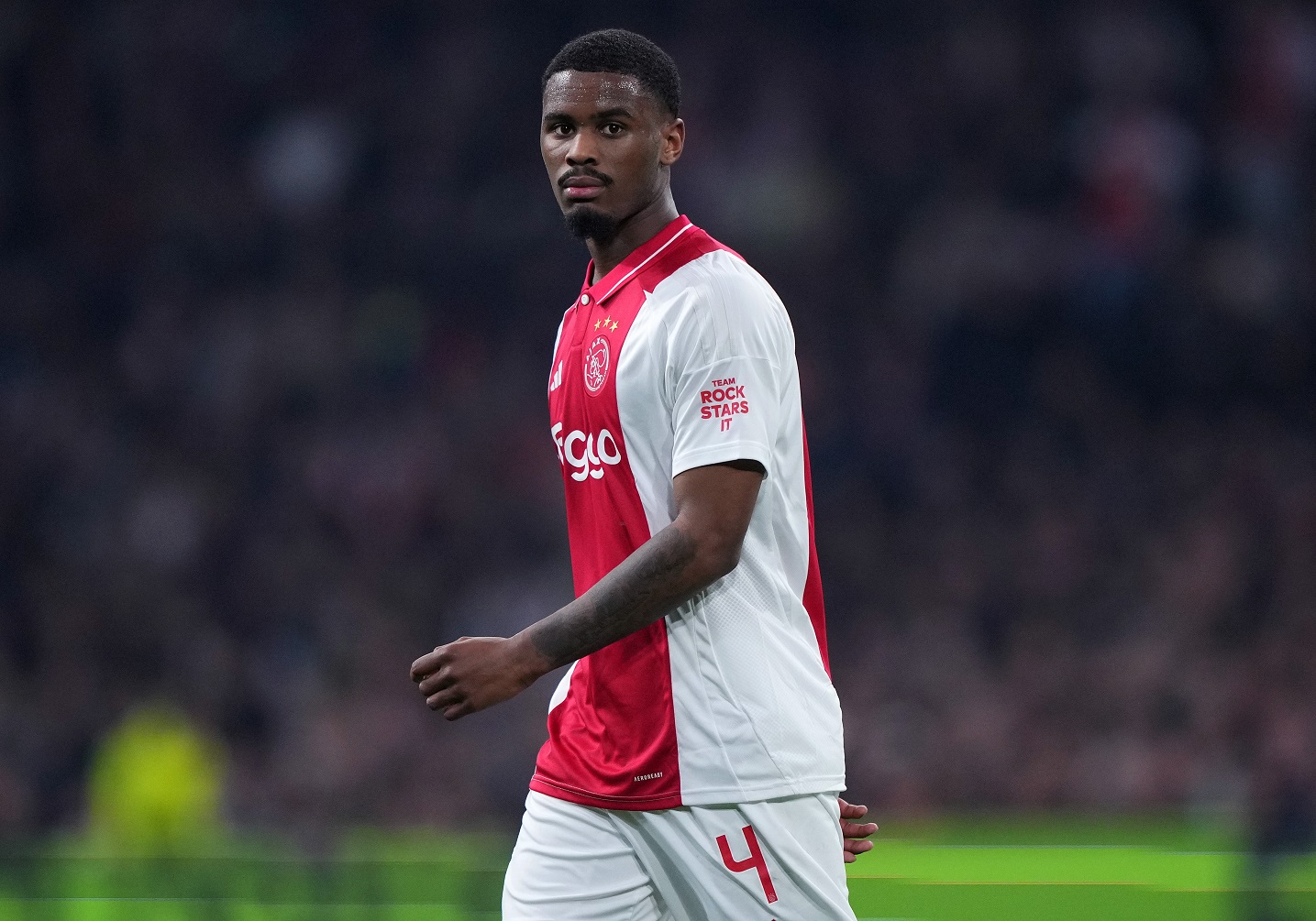 Jorrel Hato of Ajax looks on