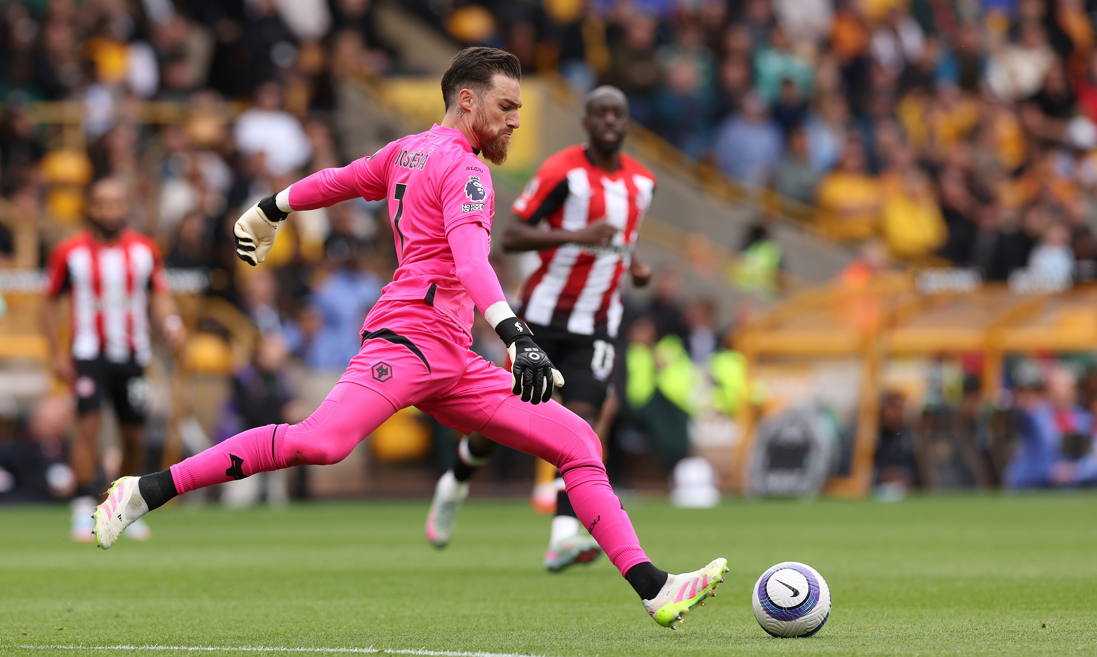Wolverhampton Wanderers Worderers Jose Sa Ball Crinace