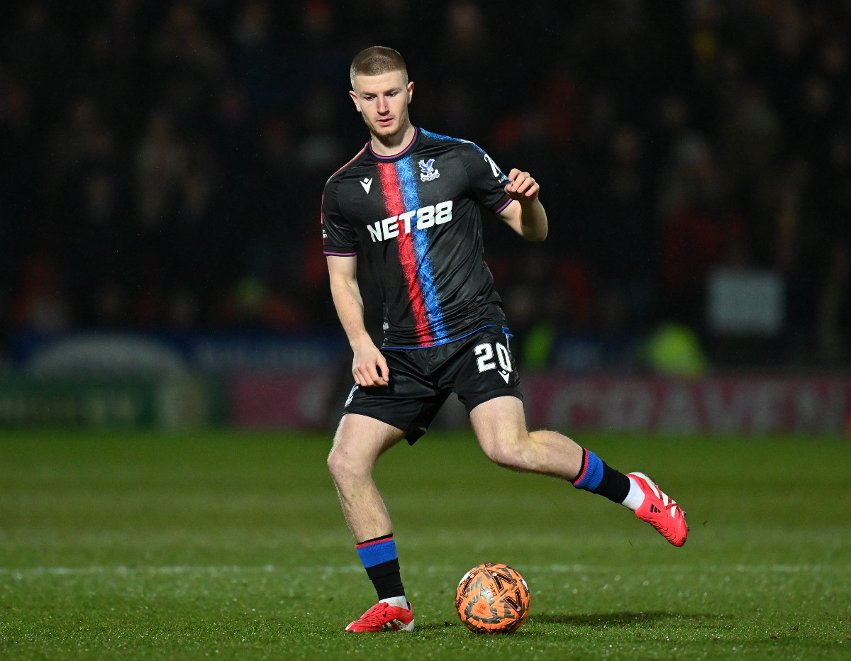 Adam Warton at work for Crystal Palace