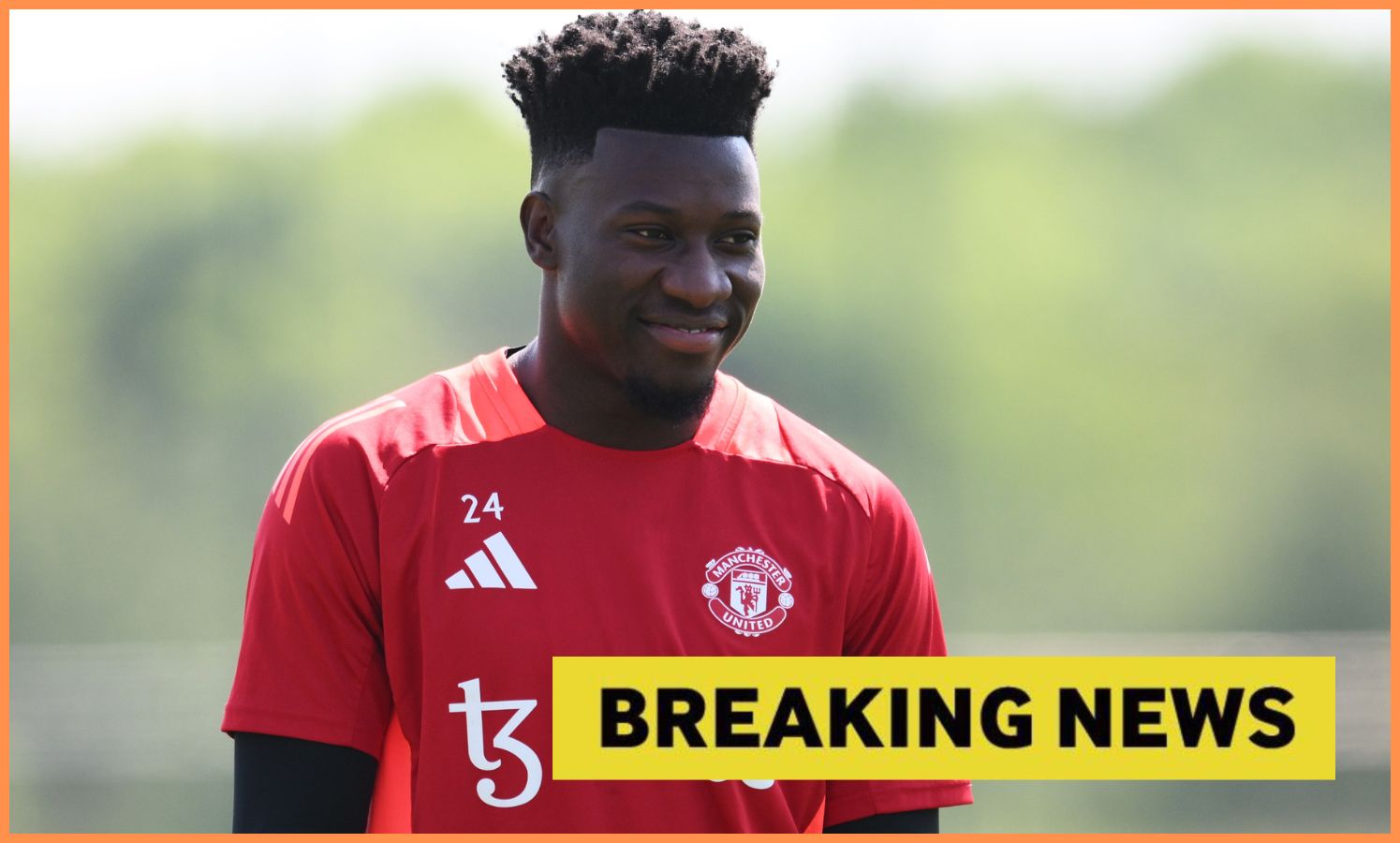 Andre Onana in training