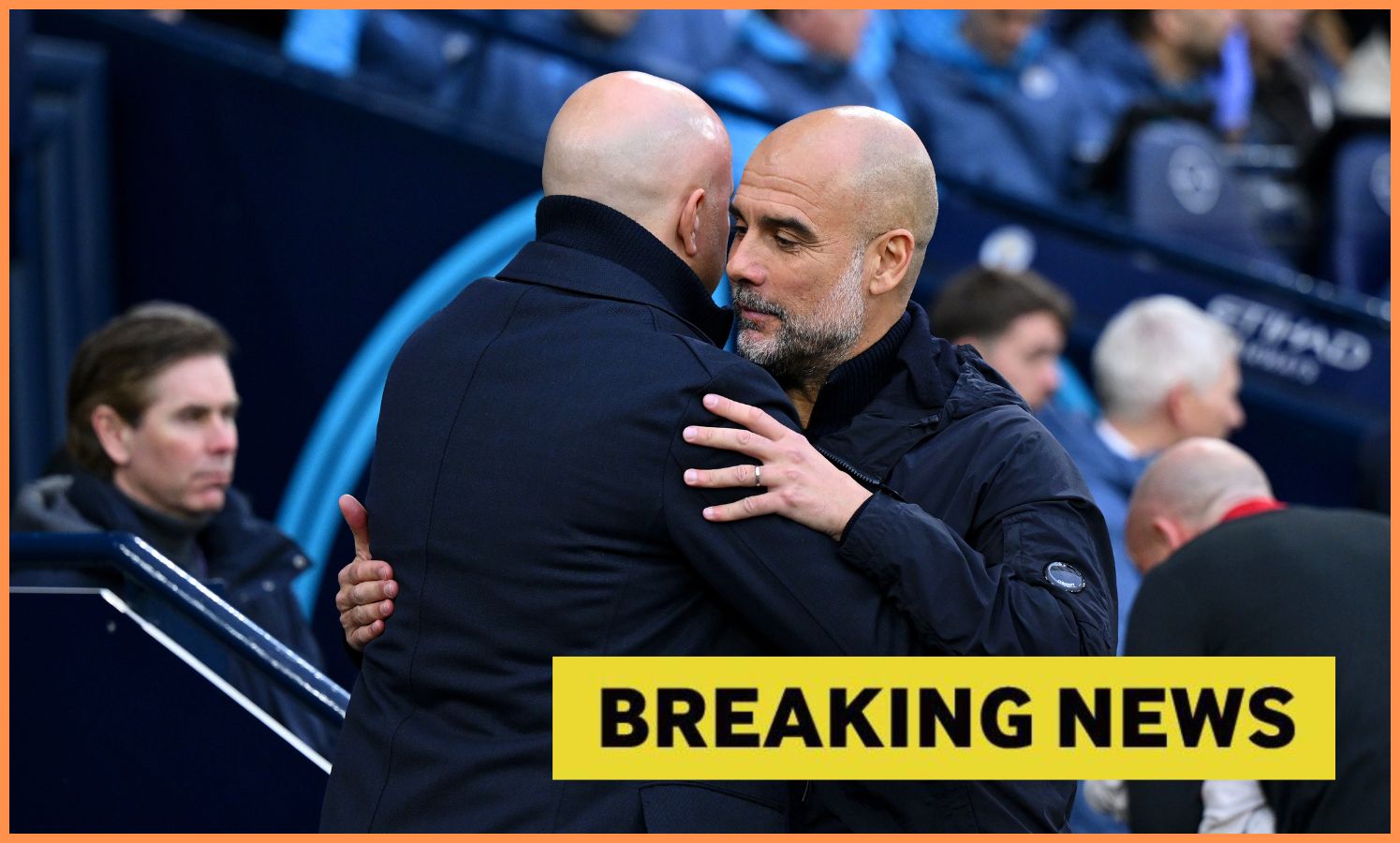 Liverpool director Arni Salt and Manager of Man Pep Guardiola