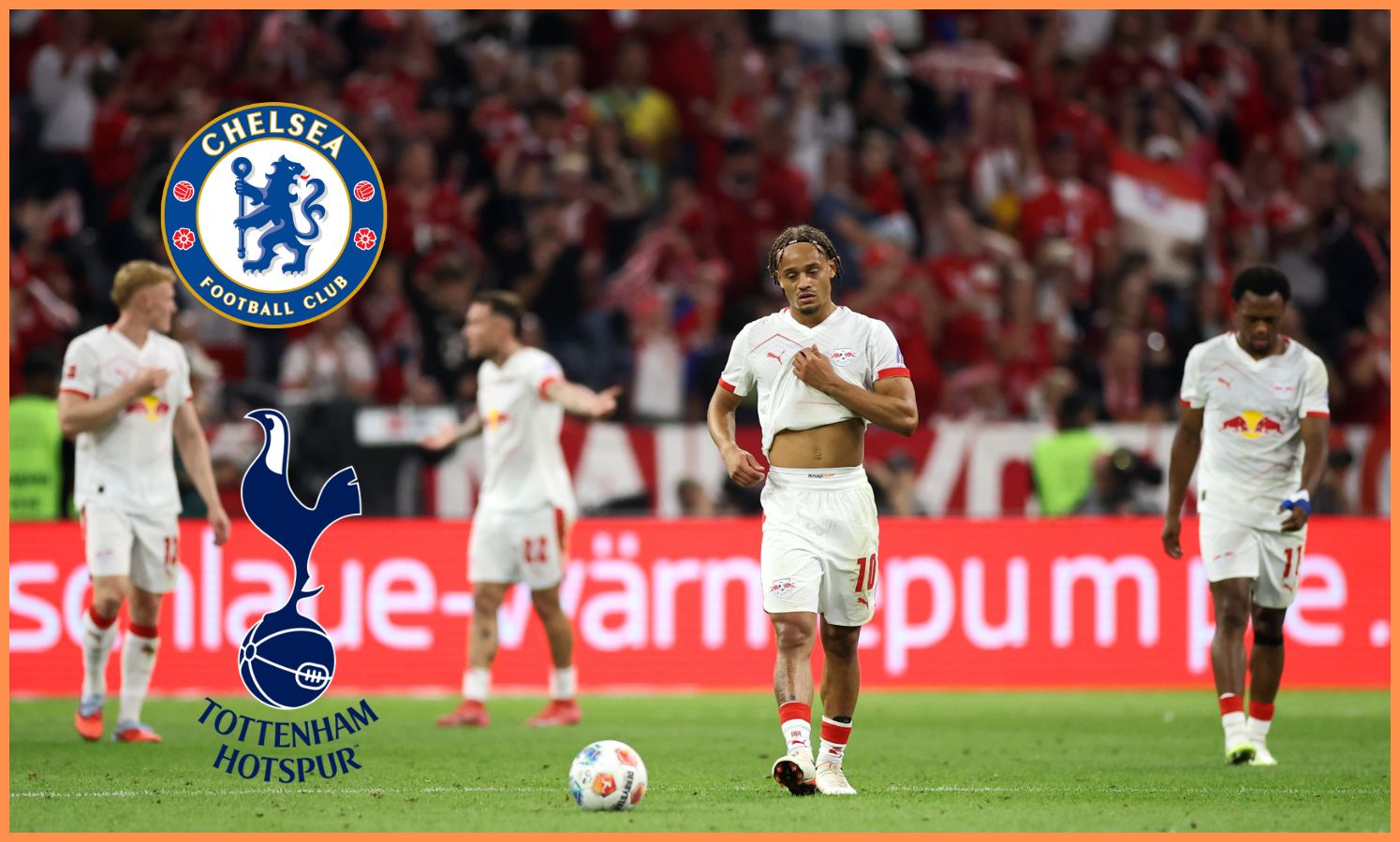 Xavi Simons is being linked with Chelsea and Tottenham
