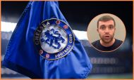 Chelsea FC flag and Fabrizio Romano