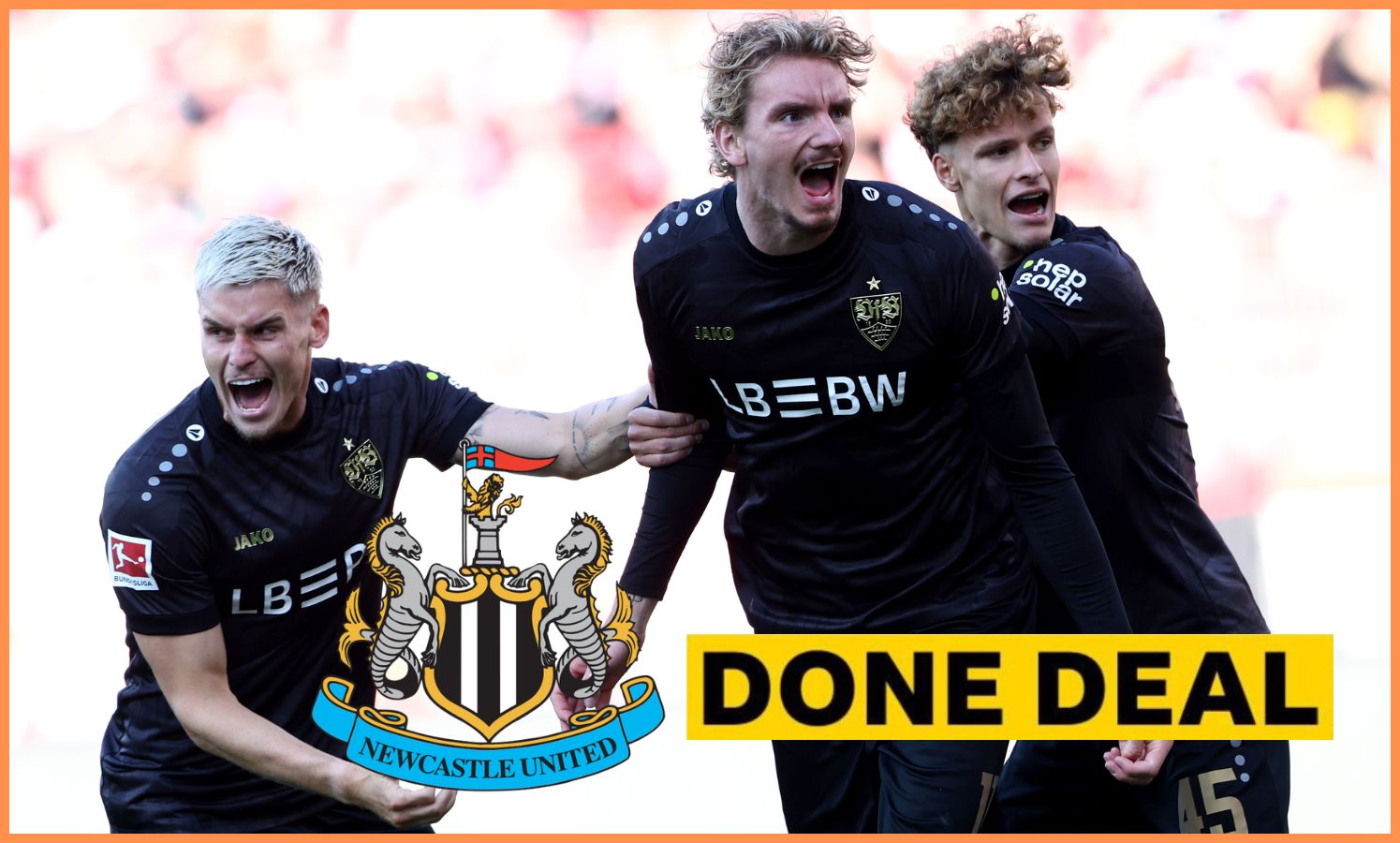 Done deal: Newcastle United confirm club-record signing on official site