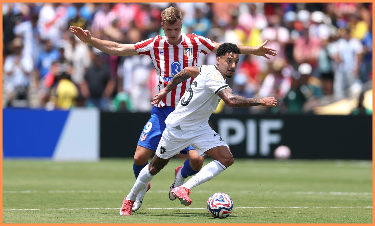 Alexander Surloth at work for Atletico Madrid