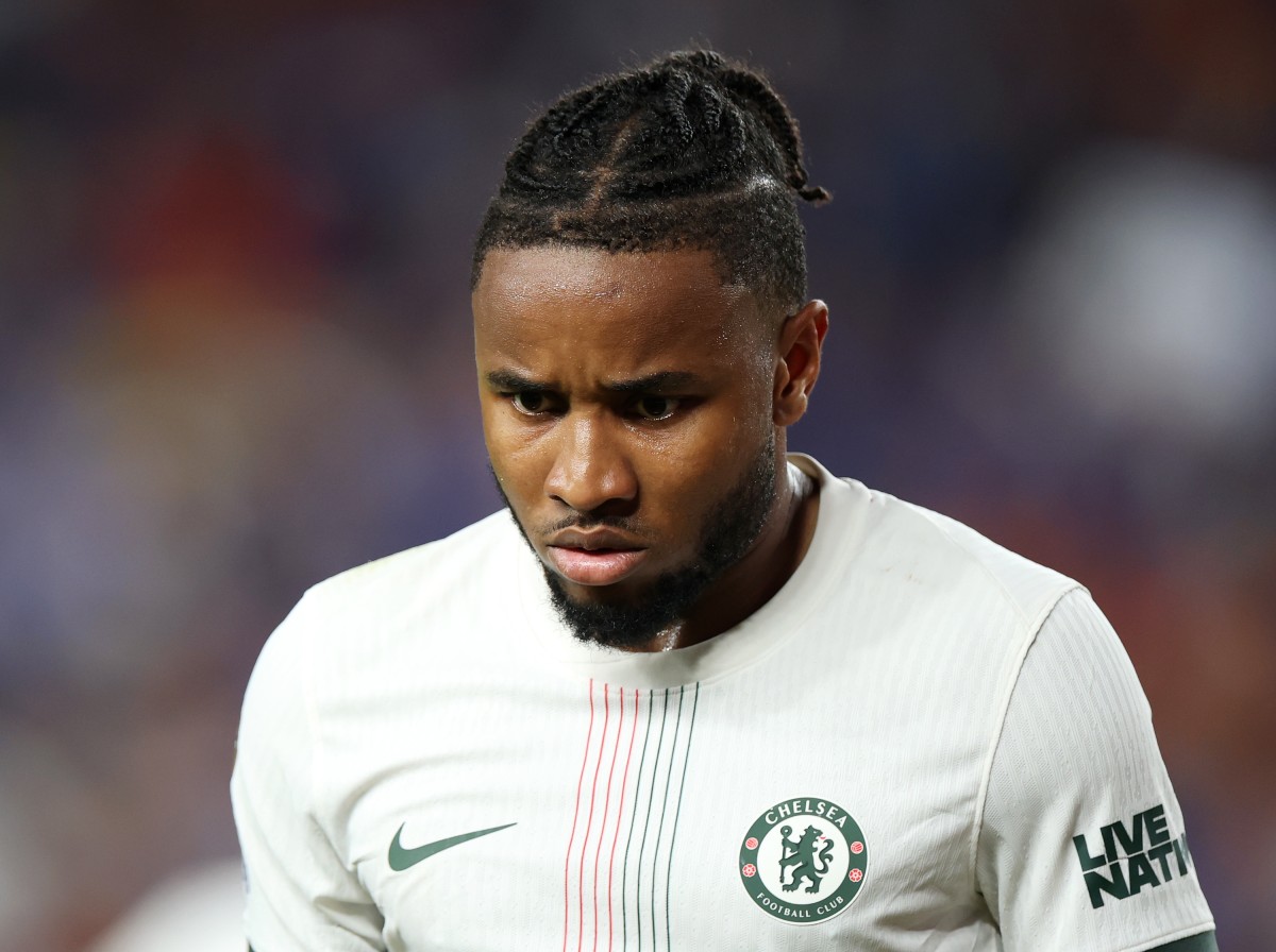 Christopher Nkunku of Chelsea in action at the Club World Cup