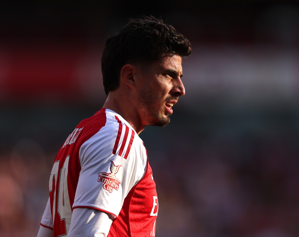 Kai Havertz in action for Arsenal in pre-season