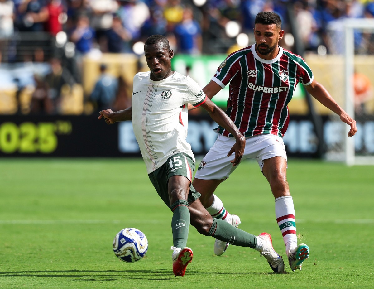 Nicolas Jackson in action for Chelsea at the Club World Cup