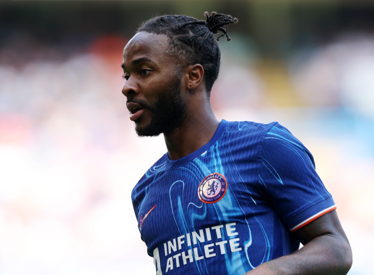 Raheem Sterling in action for Chelsea in pre-season last year