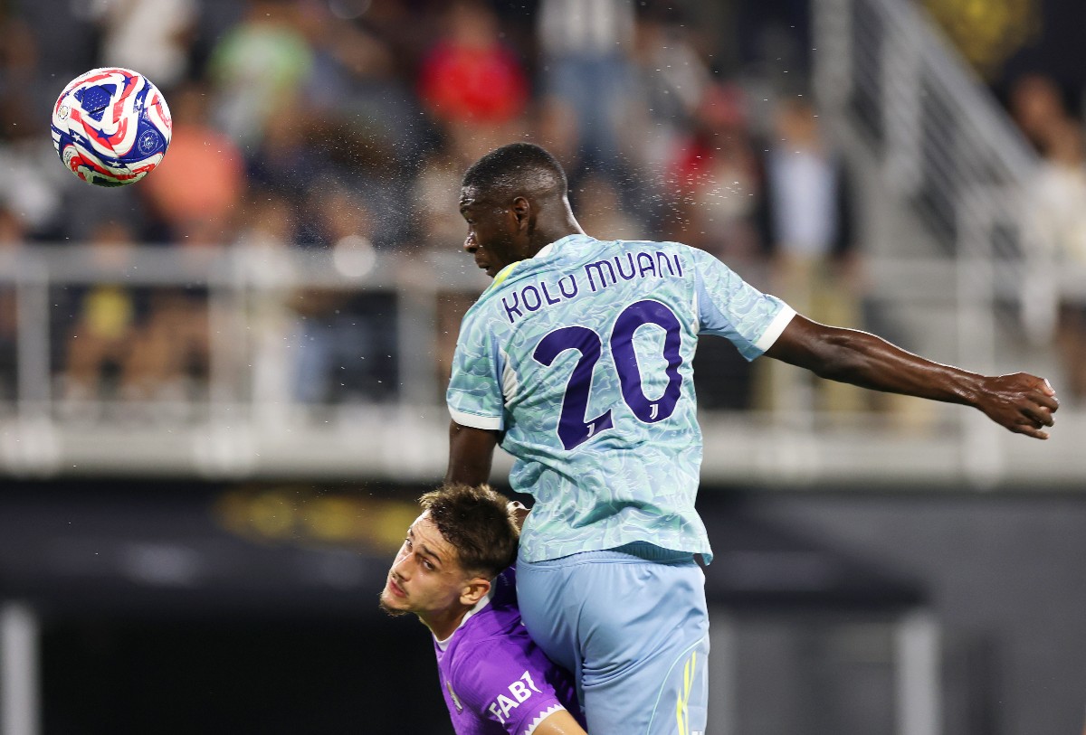 Randal Kolo Muani in action for Juventus at the Club World Cup