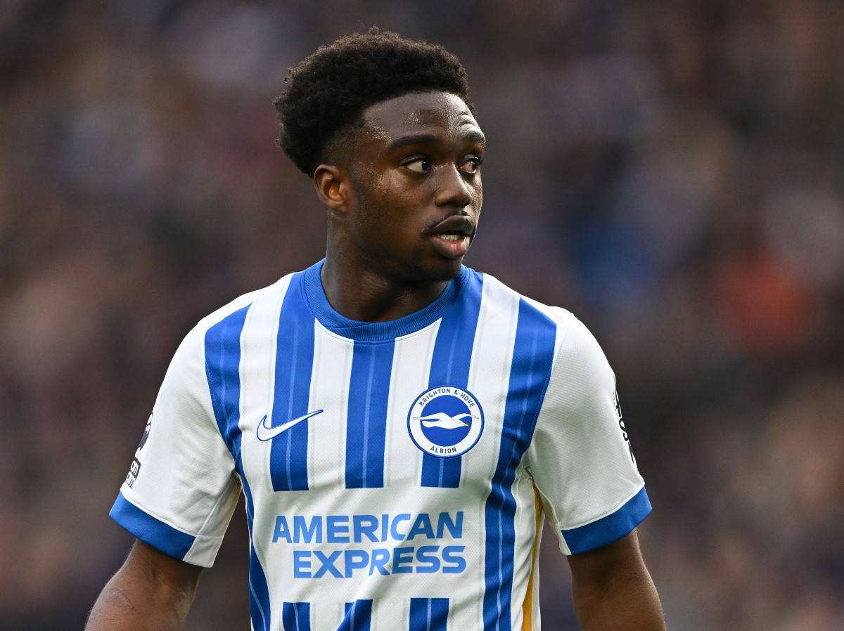 Tariq Lamptey in action for Brighton last season