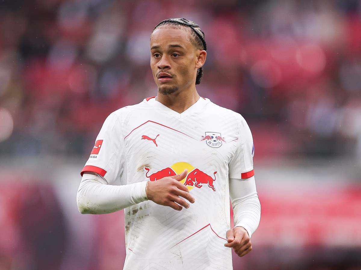 Xavi Simons in action for RB Leipzig