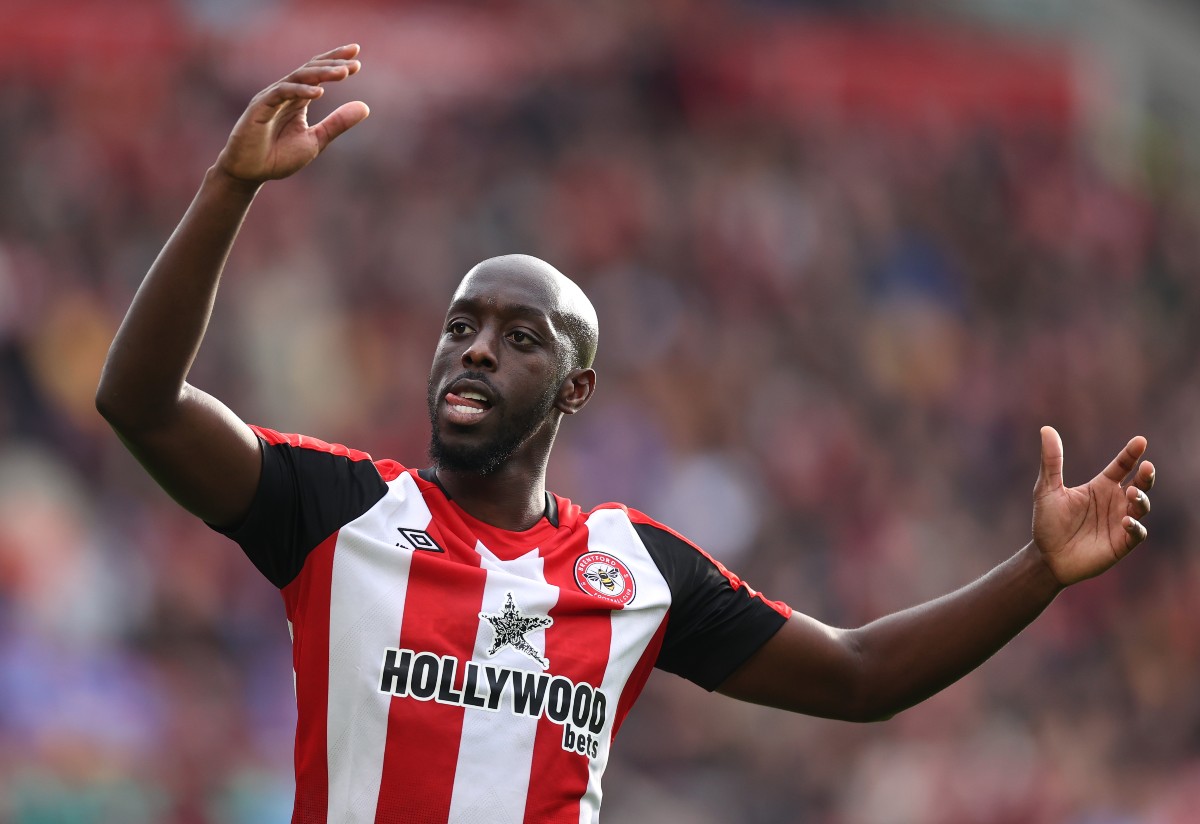 Yoane Wissa interacts through Brentford Vs Ipswich