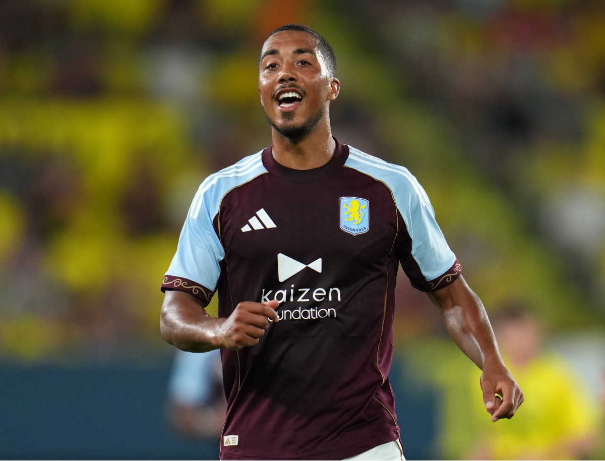 Youri Tielemans in action for Aston Villa