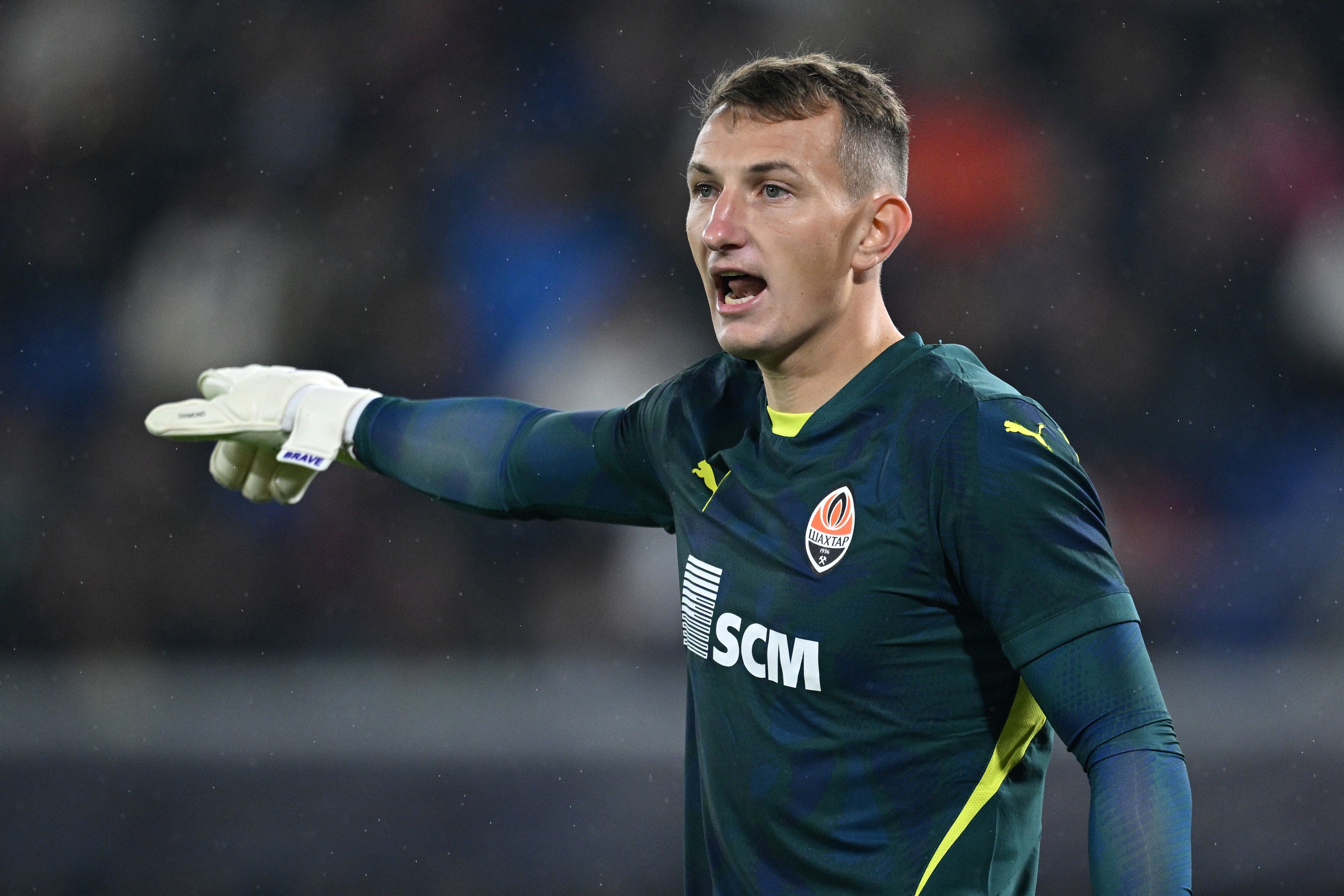 Dmytro Riznyk of FC Shakhtar Donetsk during the UEFA Champions League