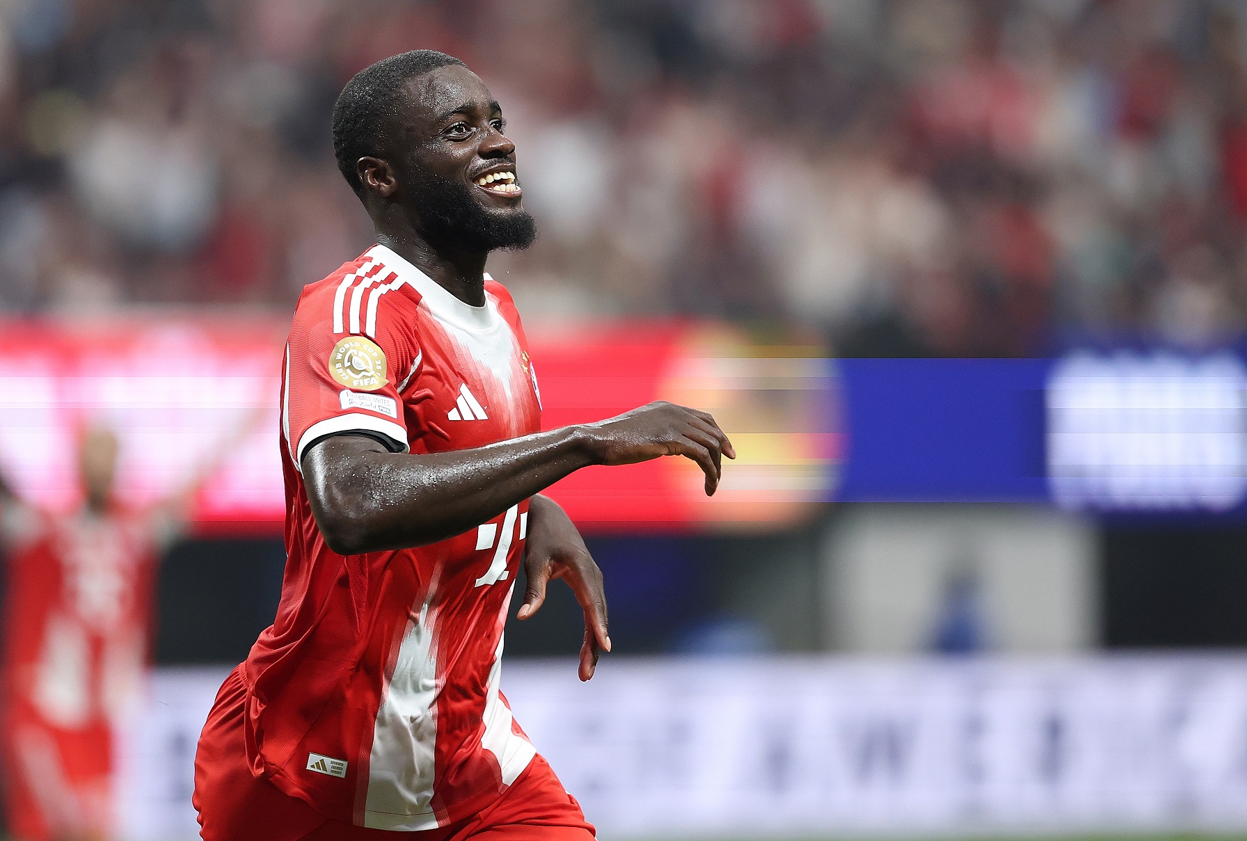 Dayot Upamecano #2 of FC Bayern München