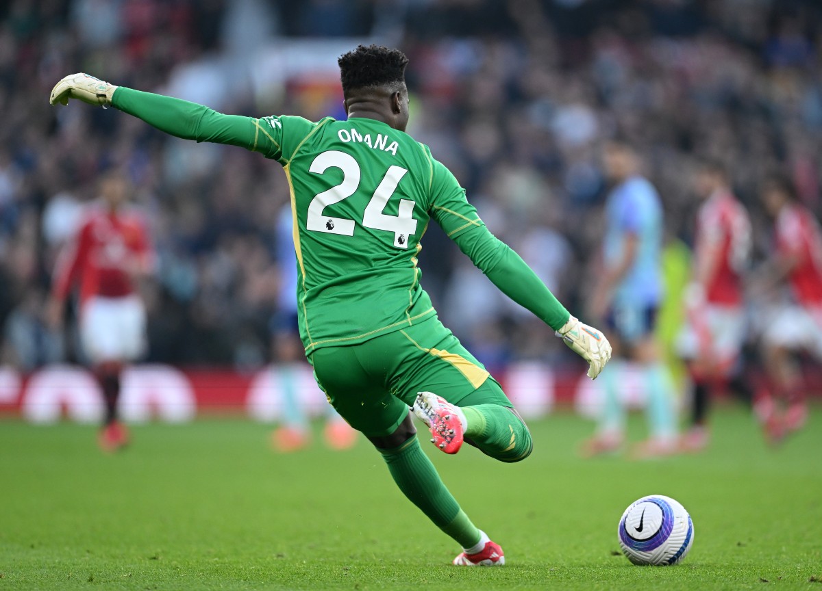 Andre Onana in action for Man United