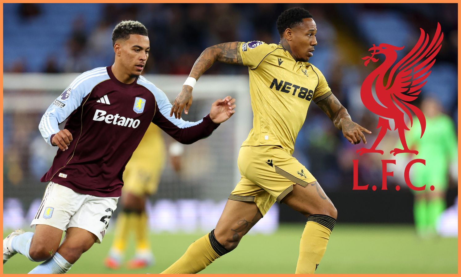 Morgan Rogers at Aston Villa against Crystal Palace