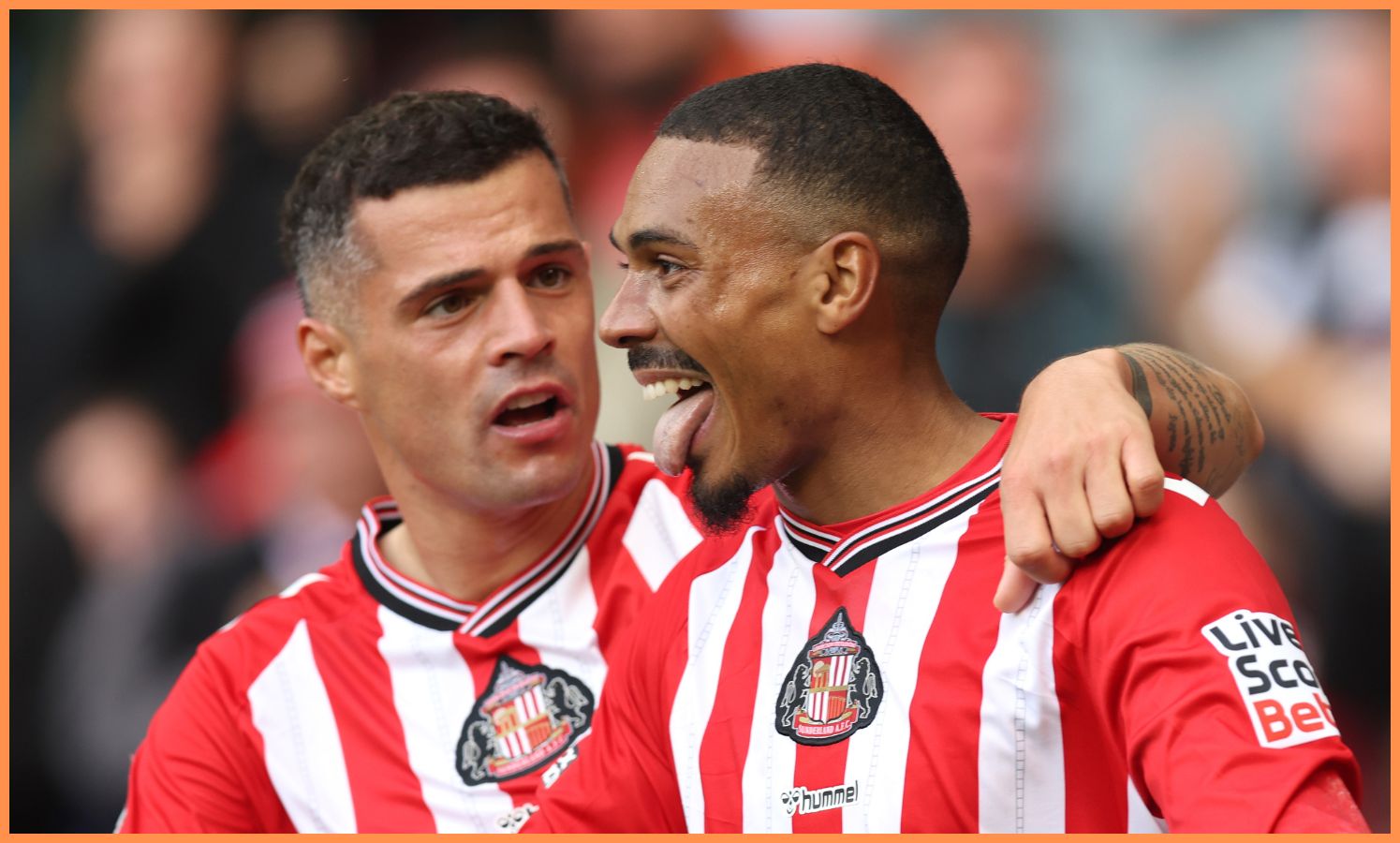 Granit Xhaka and Wilson Isidor
