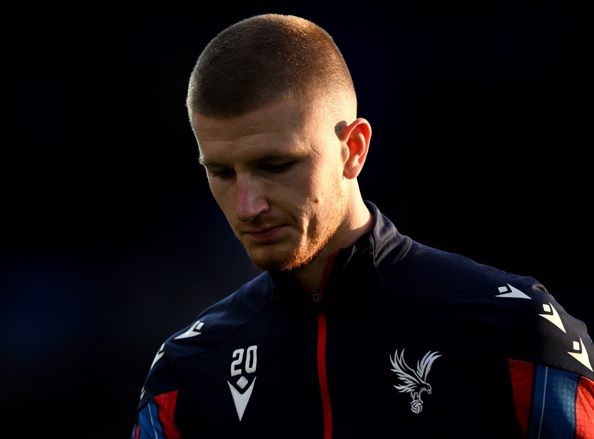 Crystal Palace's Adam Wharton looks on