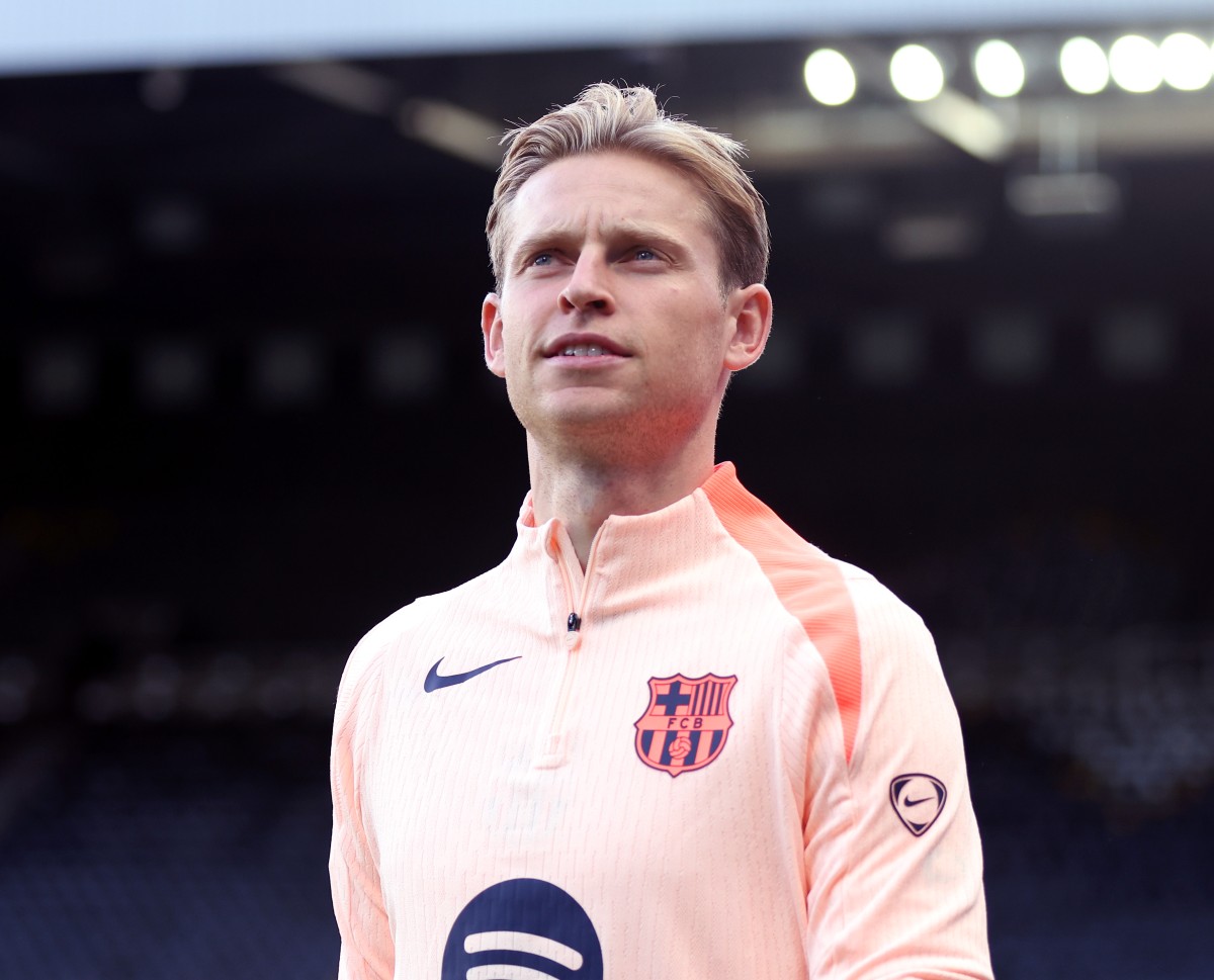 Frenkie de Jong in Barcelona training